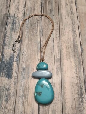 Rula Turquoise Pebbles Statement Necklace